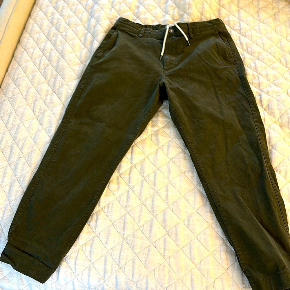 Flint & Tinder 365 joggers Moss Green size 31